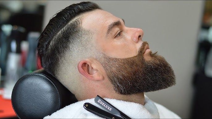 Barba perfilada profesional